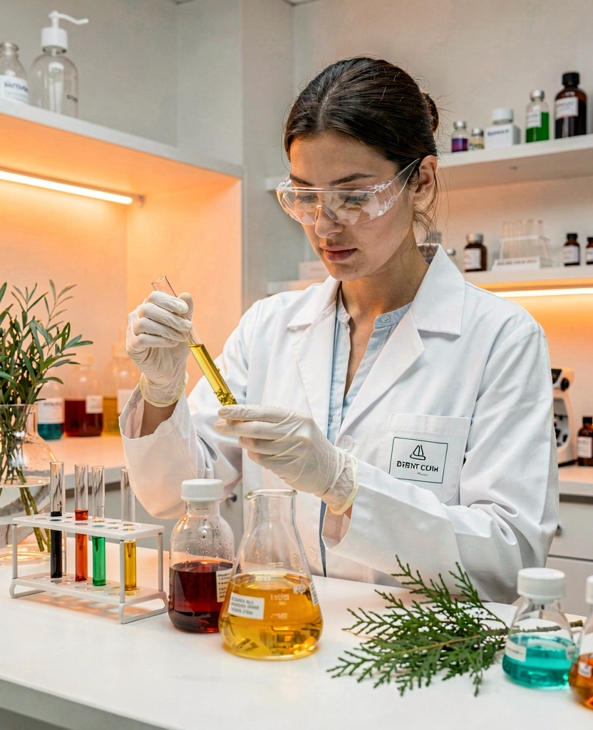 Laboratorio de validación de cosmética natural